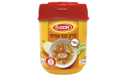אסם-מרק עוף אמיתי בשרי