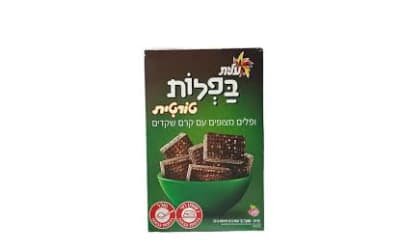 טורטית ופלות מצופים עם קרם שקדים 360 ג'