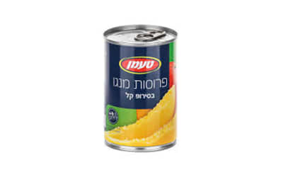 טעמן פרוסות מנגו מקולפות בסירופ קל