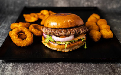 120g Beef Burger Meal