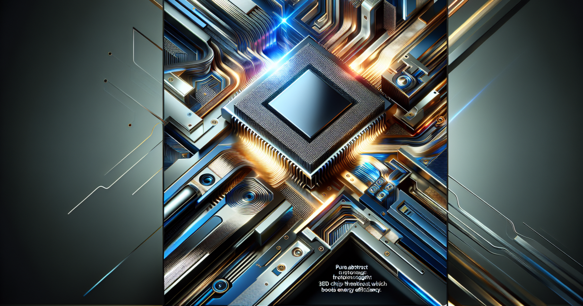 Revolutionary 3D Chip Breakthrough Boosts Energy Efficiency