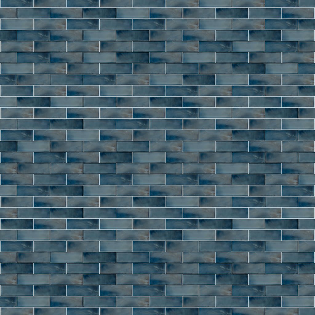 Blue Glass Subway Tile carpet by MSI