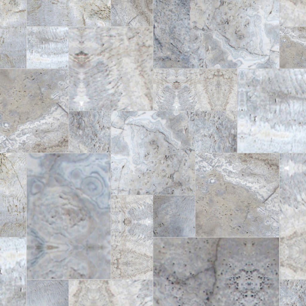 Silver Travertine carpet by MSI
