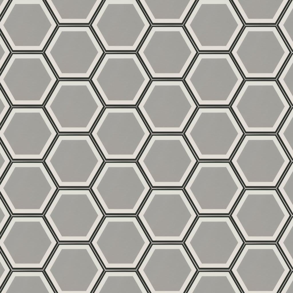 Hexley Hive Hexagon Tile - Slab carpet by MSI