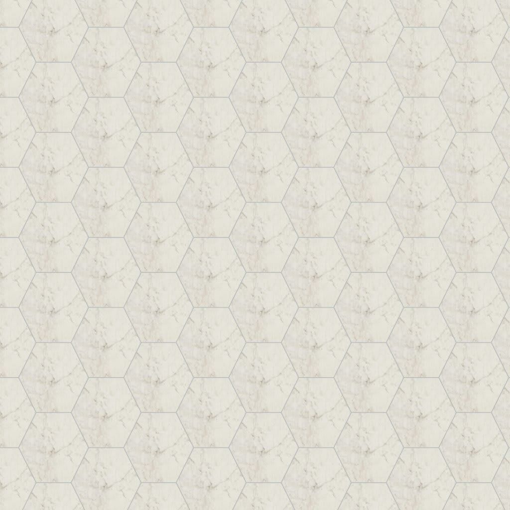 Mythique Marble - Altissimo, Hexagon, 8, Matte (MY10) carpet by American Olean
