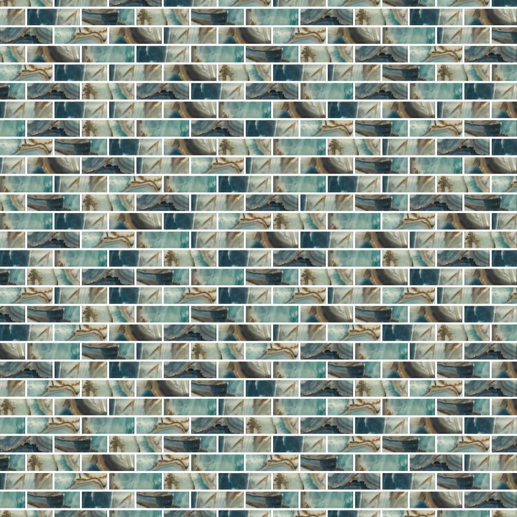 Night Subway Tile 2X6 carpet by MSI