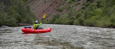 Half Day Guided Packrafting- Tarkio Gorge