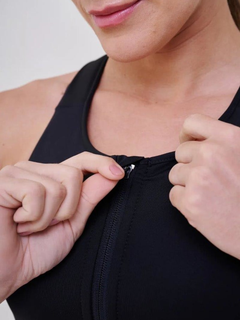 Top Grit Bossa Ajustavel 1 Bolso Nadador C/ Ziper Femenino 6