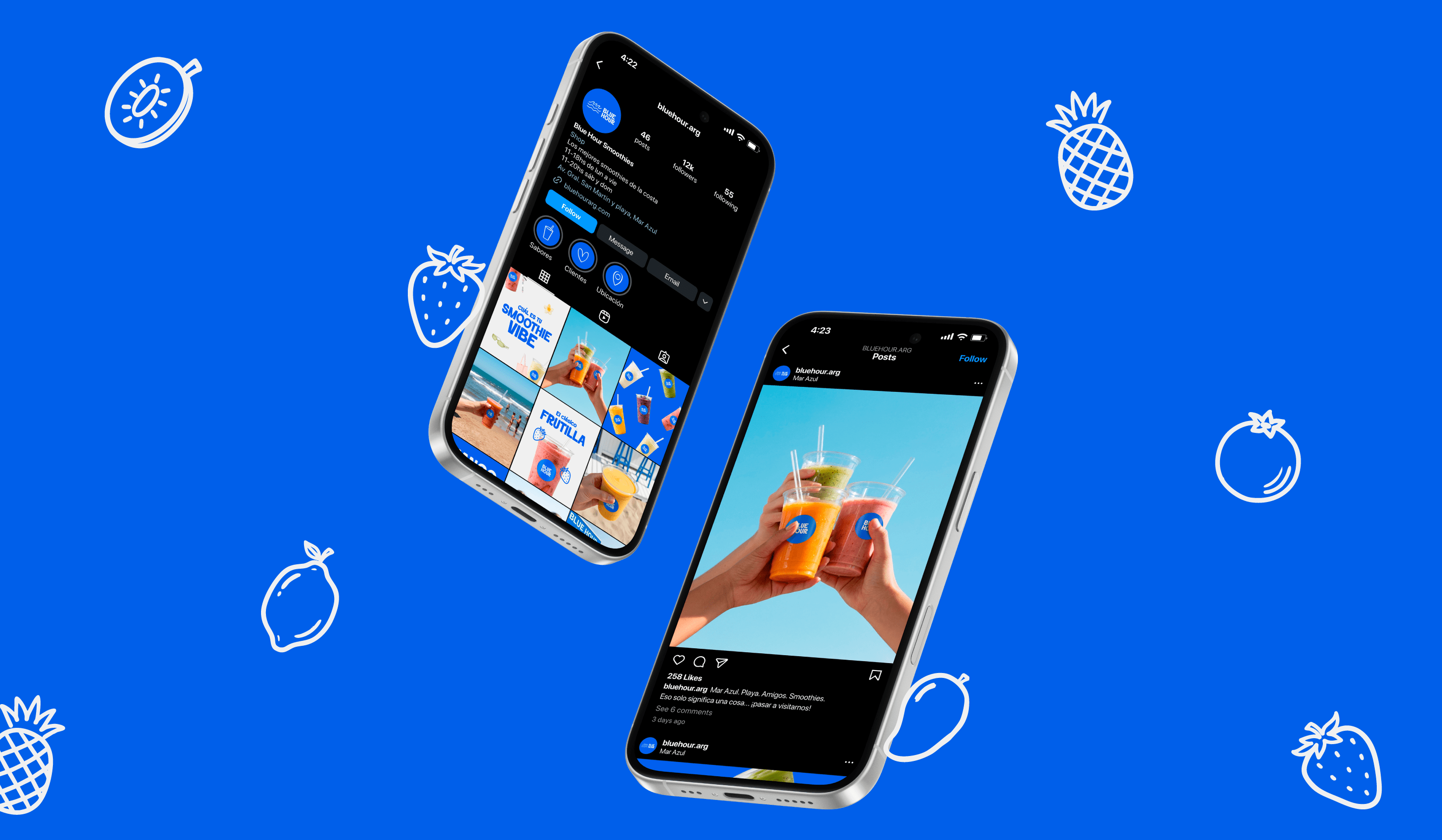 Blue Hour Instagram Mockup