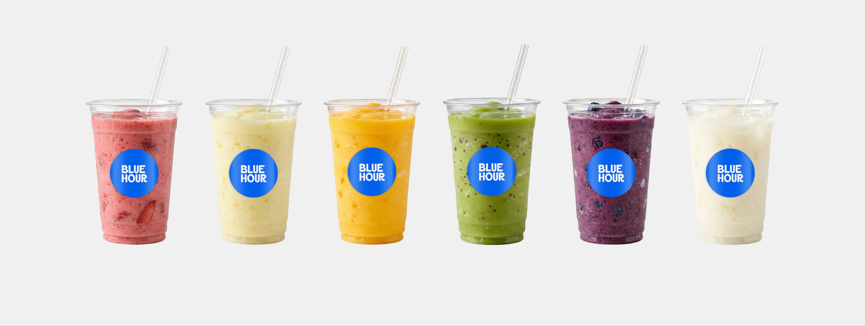 Blue Hour Smoothies Mockup