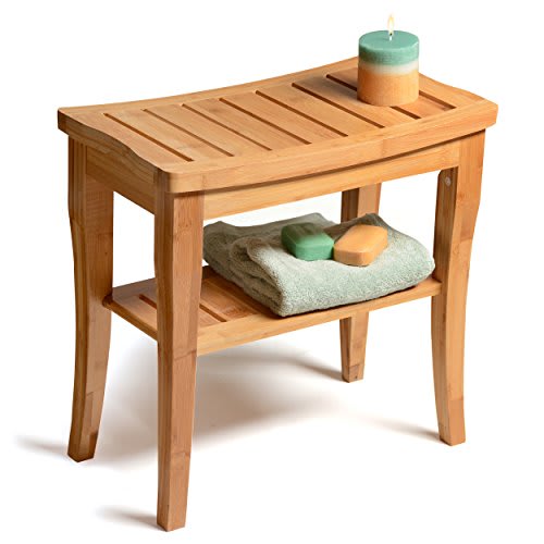 Teak Bathroom Bench With Storage Sale By Bambusi