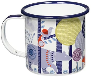 1 Woodsman Trading Co Folklore Enamel Mug Hare Woodsman