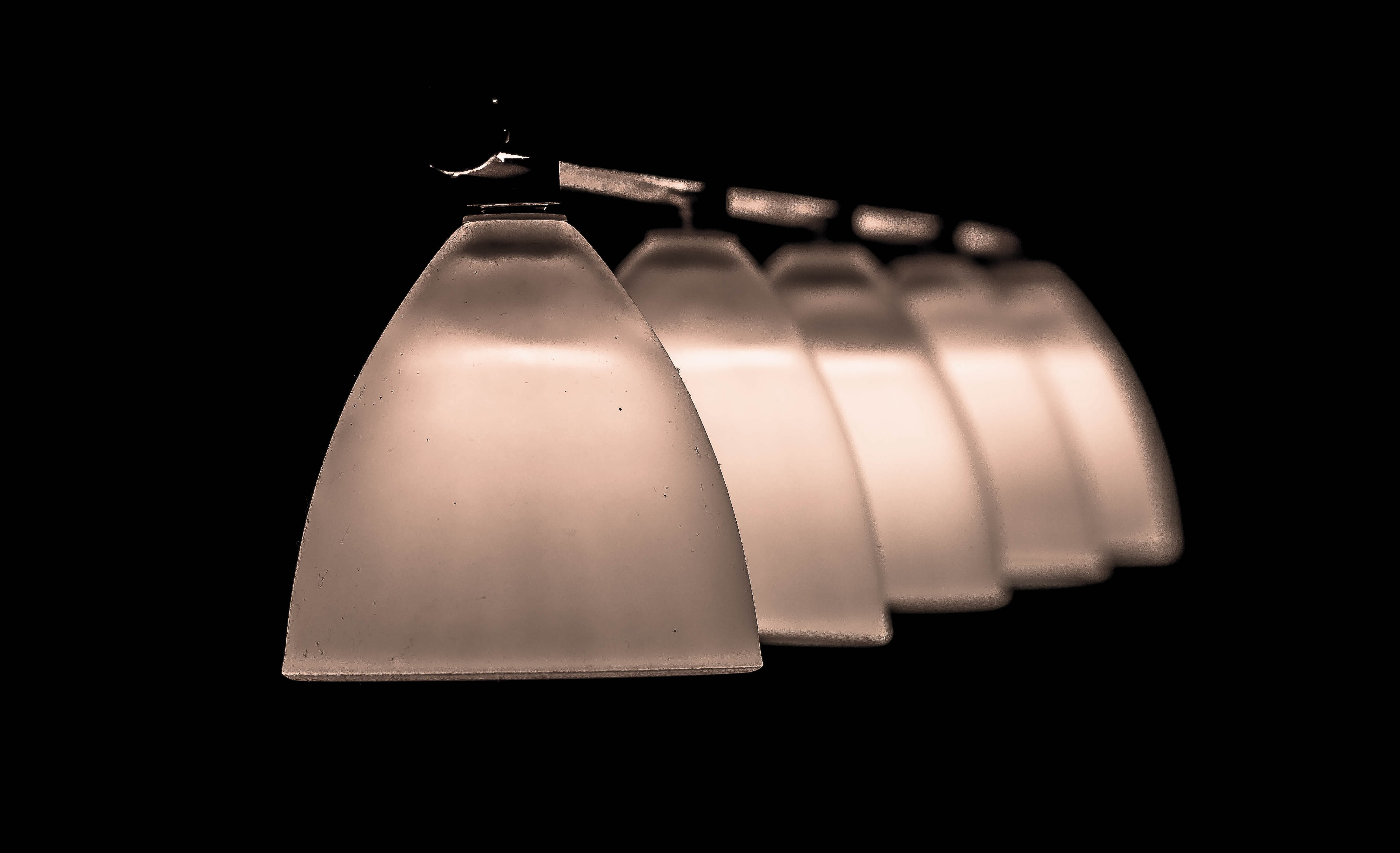 Picture of lightfixture on black