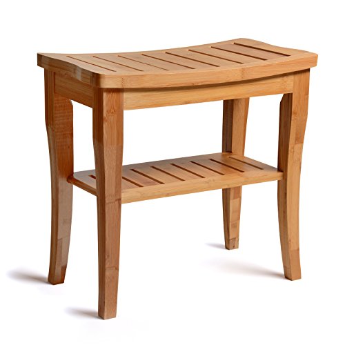 Good Teak Bathroom Bench With Storage By Bambusi Sale