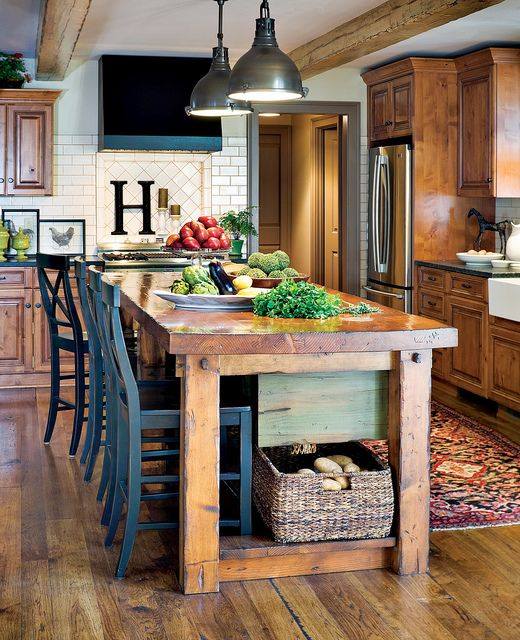 Rustic Kitchen Furniture is a trademark for the classic Farmhouse style...Lern more about:
French Country Style Kitchen
English Country Kitchen
Country Kitchen
Kitchen Window Treatment
Fabrics
Textures