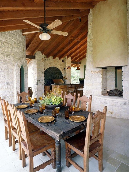 Mediterranean or Southwest patio