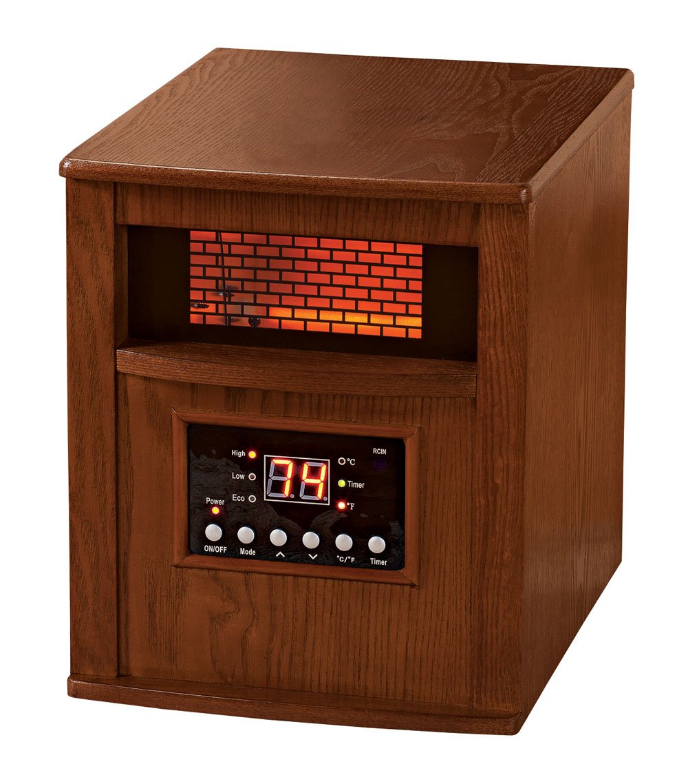 Premium Heater Cabinet with Castors and Remote XL