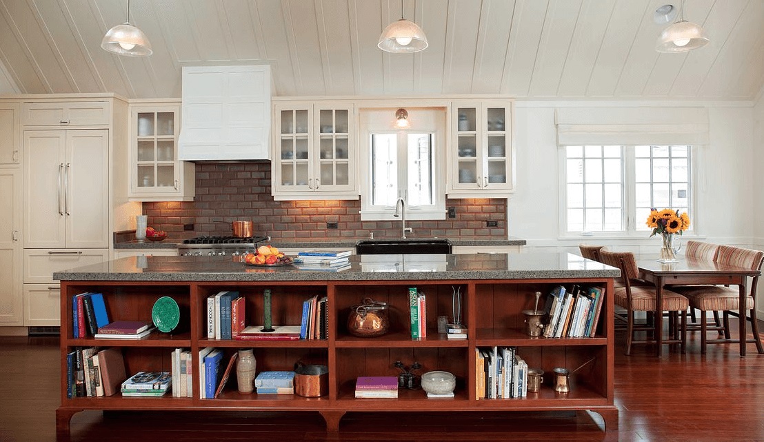 Cherry Island Kitchen Cabinets