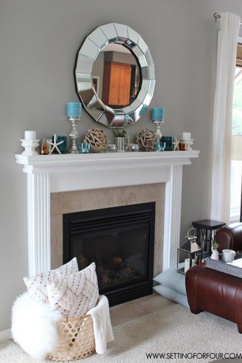 Here is a "Beach Decor" accessorized and found at comfortdwelling.com
Now you get a better idea about arranging the 9 Must Have Home Accessories