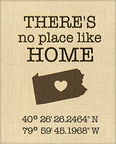 100 percent Burlap Print Housewarming Gift Sample