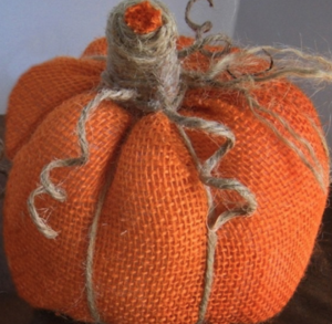 Fall Decor DIY Tutorials Easy No Sew Burlap Pumpkins from Confessions of a Plate Addict