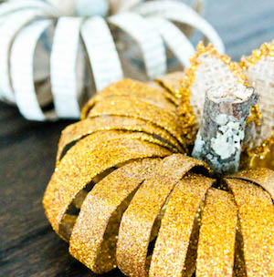 Paper Roll Pumpkins from Domestically Blissful