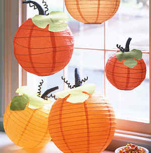 Fall Decorating Ideas - 79 Pumpkin paper lantern Pumpkin Lantern from Martha Stewart