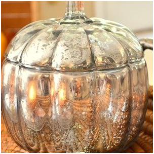 DIY Mercury Pumpkin from The Frugal Homemaker