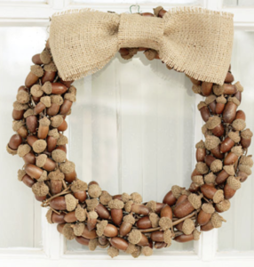 Acorn Wreath Home Fall Decorations from Tried and True