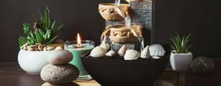 Fountain work great in your feng shui decor & Slow moving water allows energy to accumulate, or even be formed.