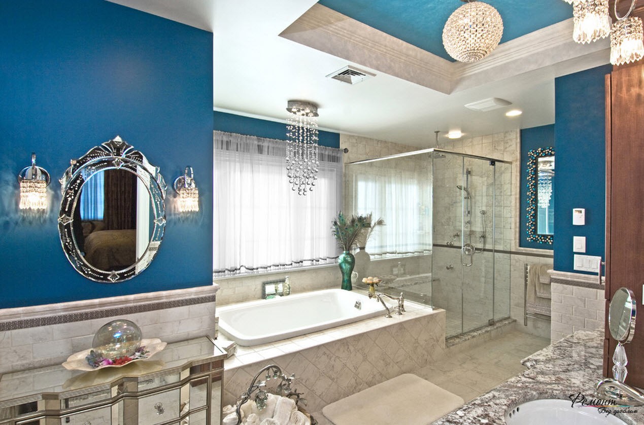 A Blue Bathroom Oasis