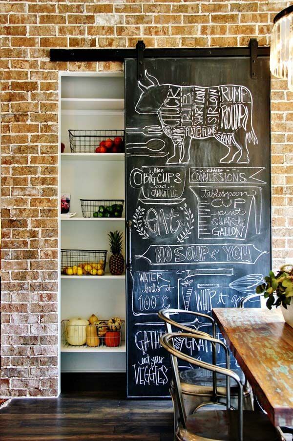 Chalk Barn Door