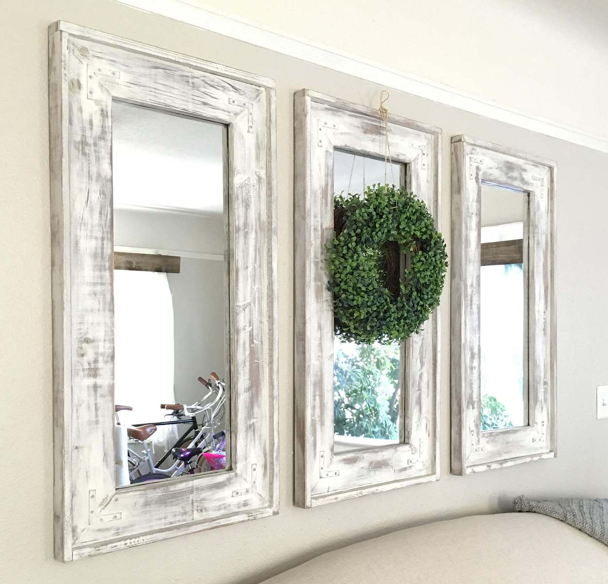 reclaimed mirror