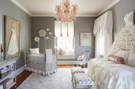 baby nursery in lilac