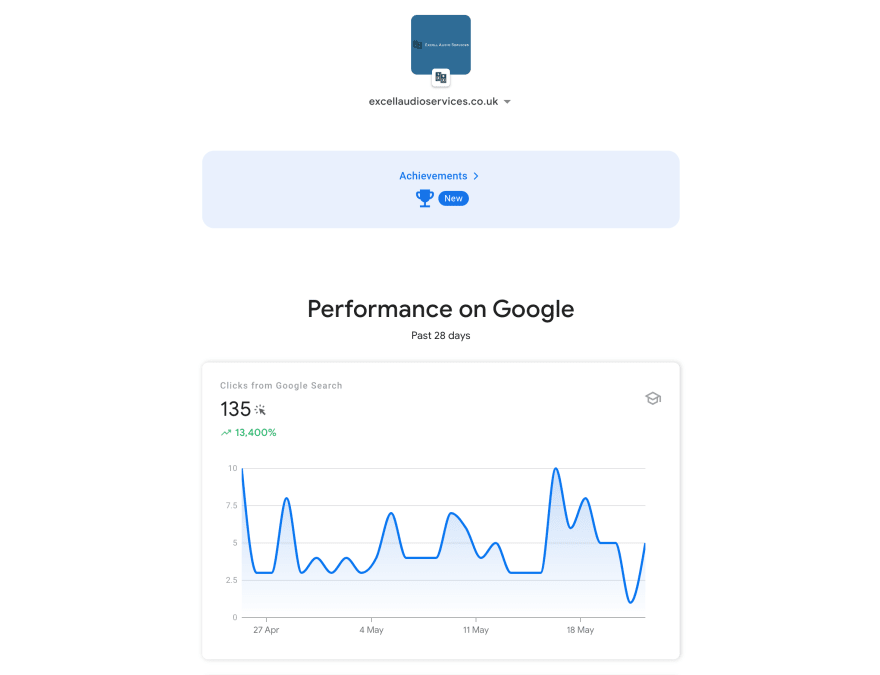 Google Search Console screenshot 1