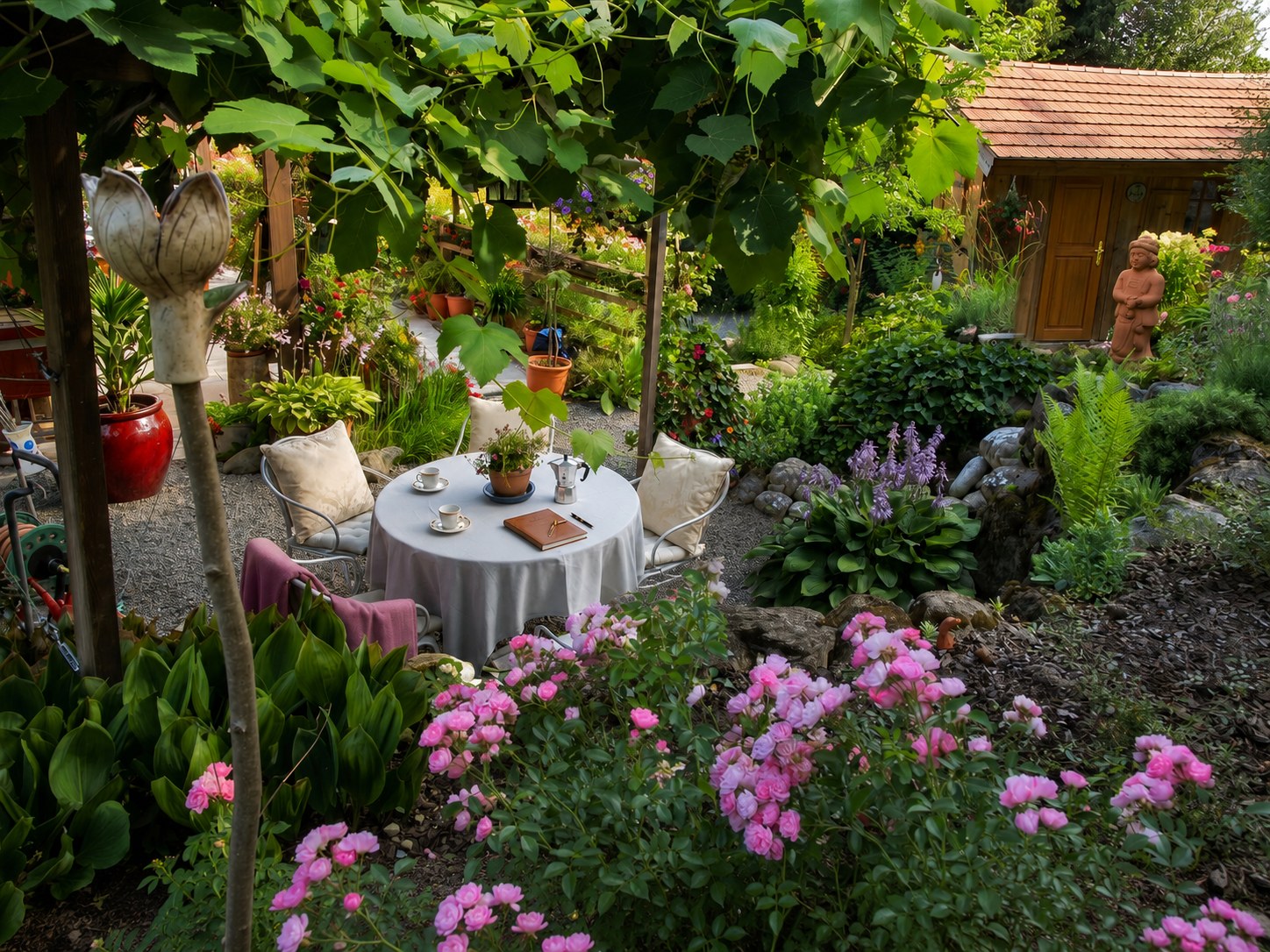 Garten und Terrasse bei Klaushausen in Überlingen