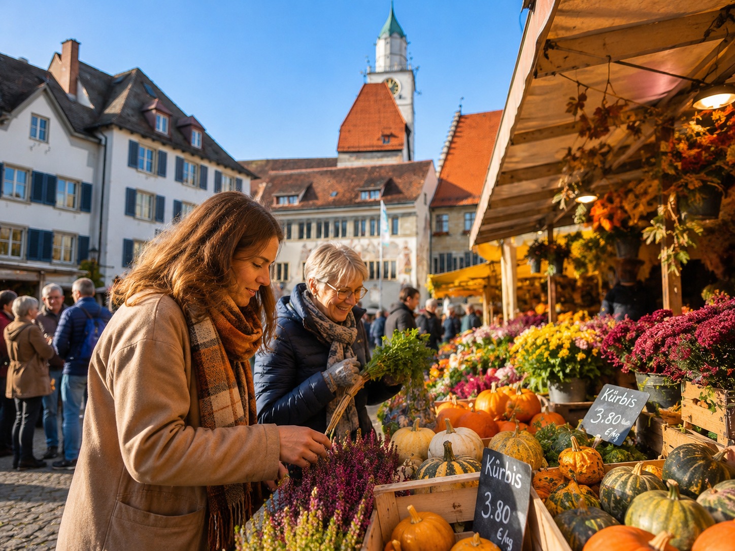 Regional einkaufen im Herbst rund um Überlingen am Bodensee