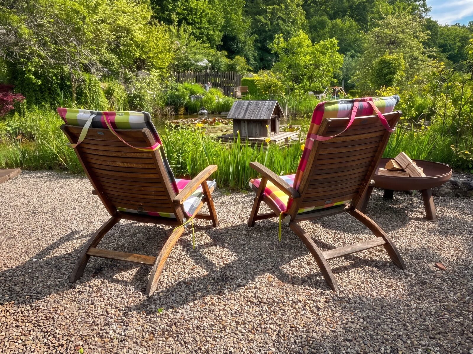 Entspannter Sommerabend nach dem Badetag in Klaushausen