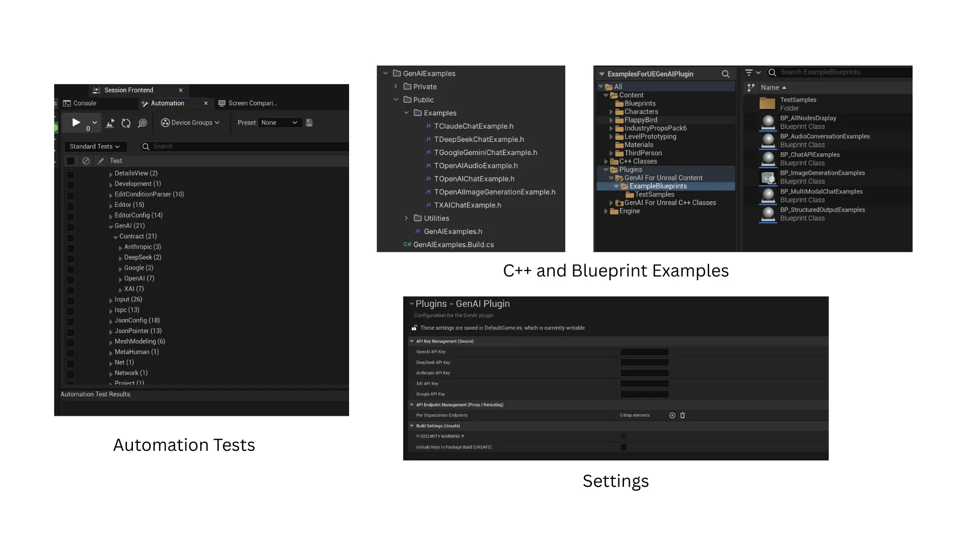 GenAI for Unreal Plugin Tests