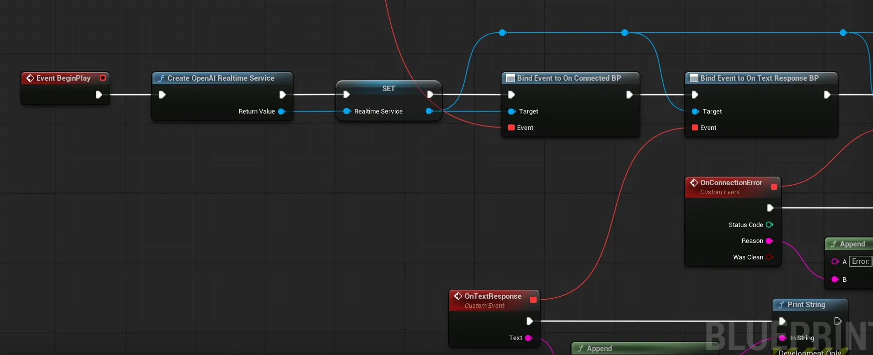 Realtime Setup Blueprint