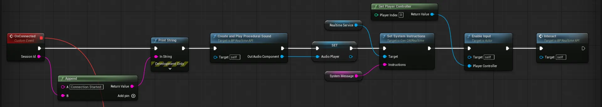 Realtime Setup Blueprint