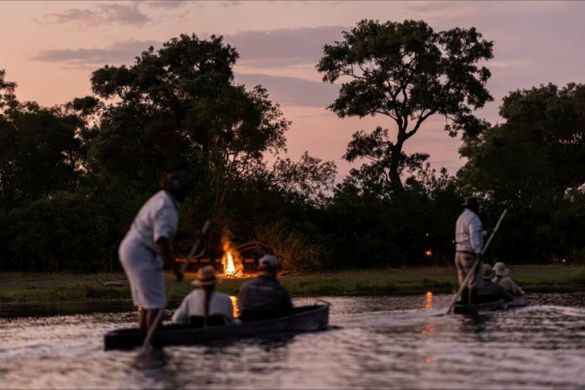 5-Day Wild Currents - Mokoro and Motorized Boat Safari