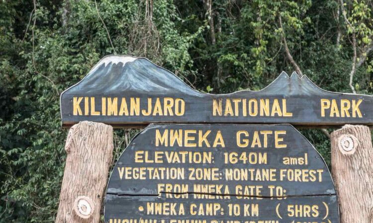 Mweka Gate