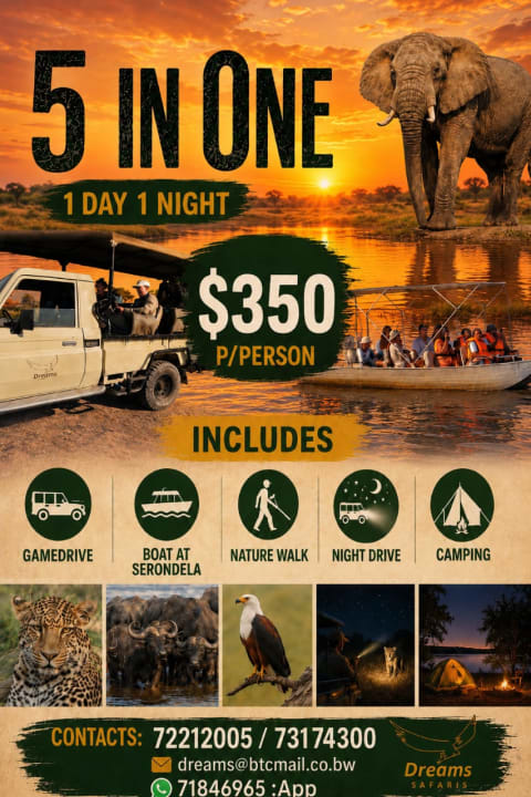 2-Day Chobe Safari in Botswana