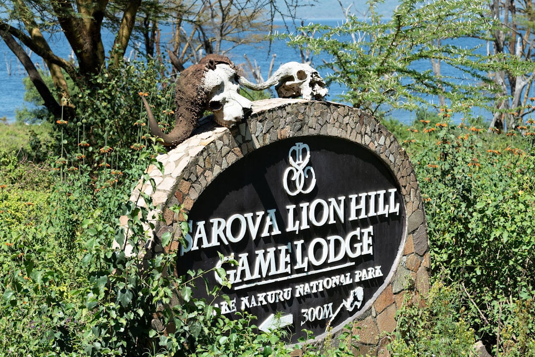 Sarova lion hill game lodge sign in nakuru national park