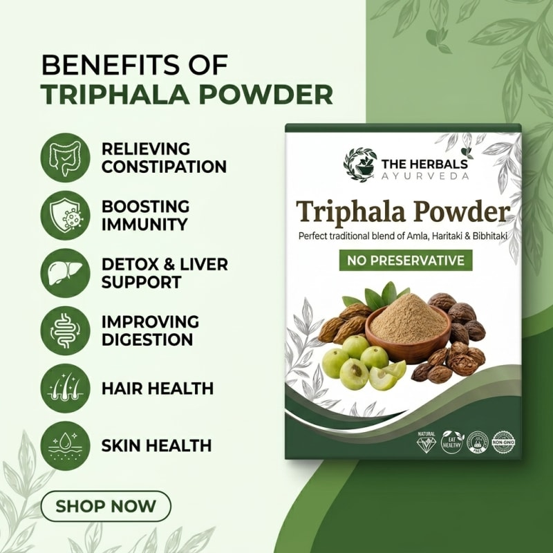 Triphala Powder - Natural Colon Cleanse & Immunity thumbnail 2