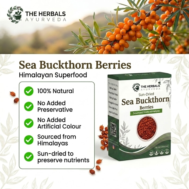 Himalayan Sea Buckthorn Berry (Sun-Dried Superfood) thumbnail 3