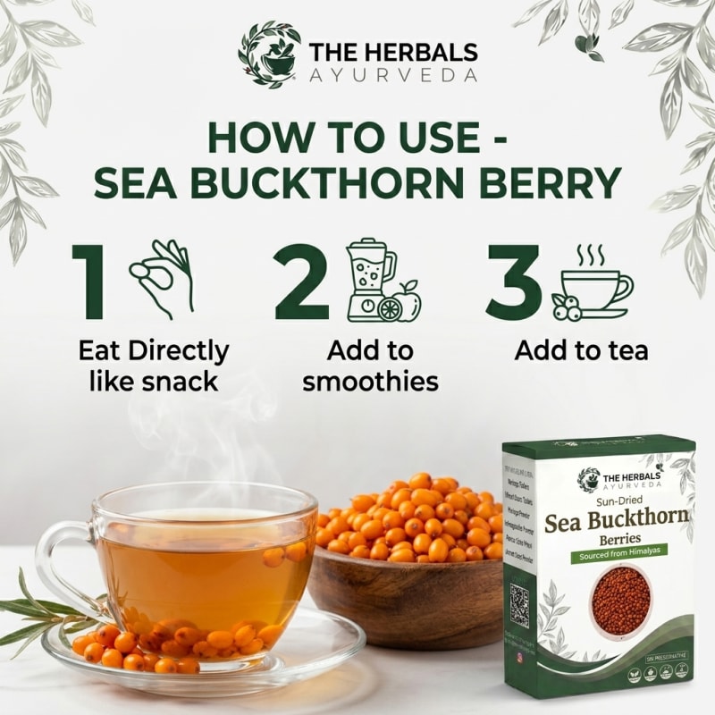Himalayan Sea Buckthorn Berry (Sun-Dried Superfood) thumbnail 4