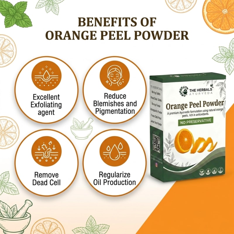 Brightening Orange Peel Powder for Natural Glow thumbnail 1