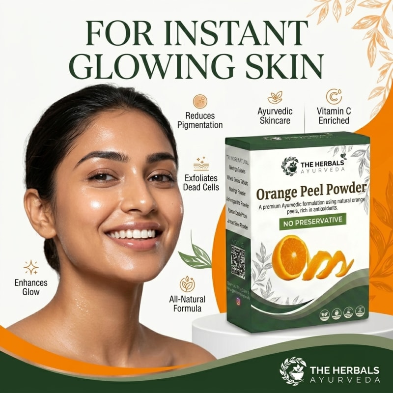 Brightening Orange Peel Powder for Natural Glow thumbnail 2